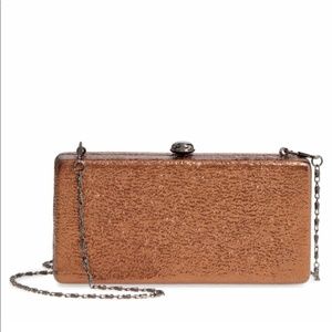 Sole Society Clio Glitter Box Clutch